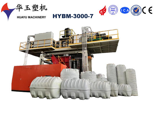 Huayu loại mới 3000L-7layers thùng nước nhựa máy đúc