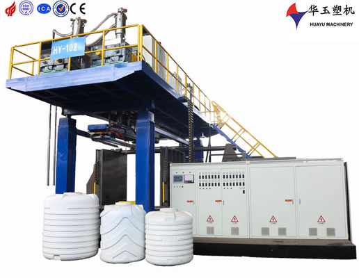 Máy ép thổi bồn nước HDPE 1 lớp Huayu 200-1000L