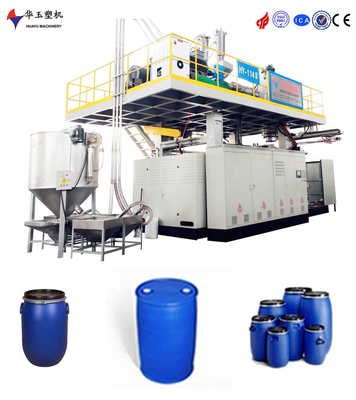 Máy thổi khuôn trống HDPE 220L Huayu với PLC Siemens
