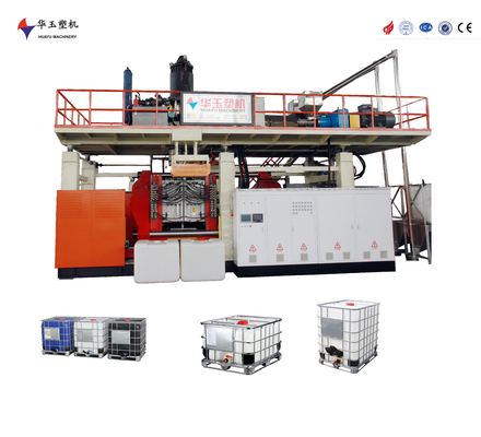 Huayu 1000L Máy đúc IBC 1 lớp Máy đúc hóa học đóng gói tự động Máy đúc cho nhựa HDPE