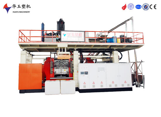 Máy ép đùn đồng thời 2 lớp dung tích 5000L cho khuôn thổi IBC với hệ thống điều khiển thông minh